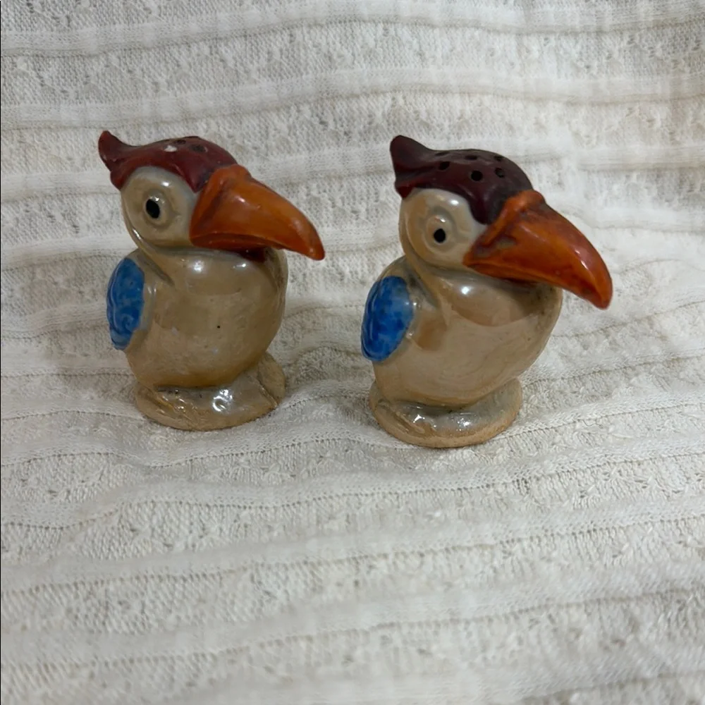 Colorful Ceramic Bird Figurines